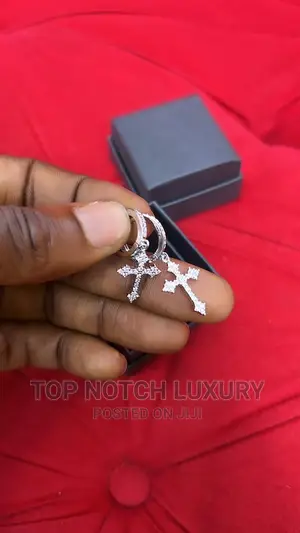 Crucifix Ear Rings Men Women