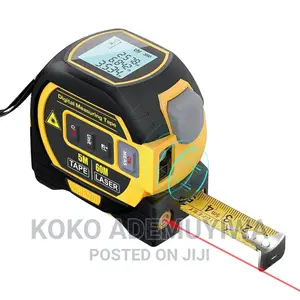 3 In1 60m Laser Distance Meter Rangefinder + 5m Steel Tape