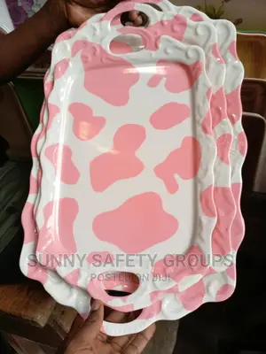 Tray 3sets, Quality Pink Tray