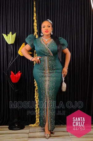 Sexy Deep v-Neck Rhinestone Dress