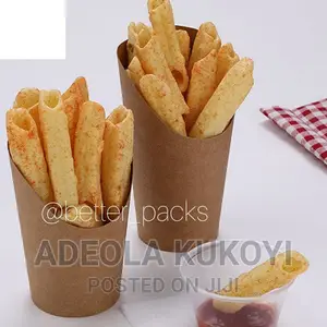 12oz(1000 Pieces) Disposable French Fries Paper Cup
