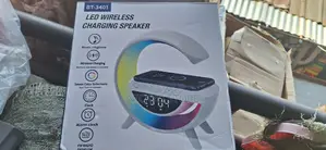 Rgb Lamp Sound Box G Speaker Induction Charger Clock