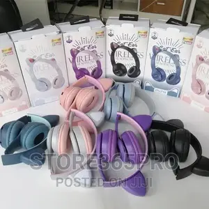 Cat Headset Bluetooth Wireless Cat Headphones