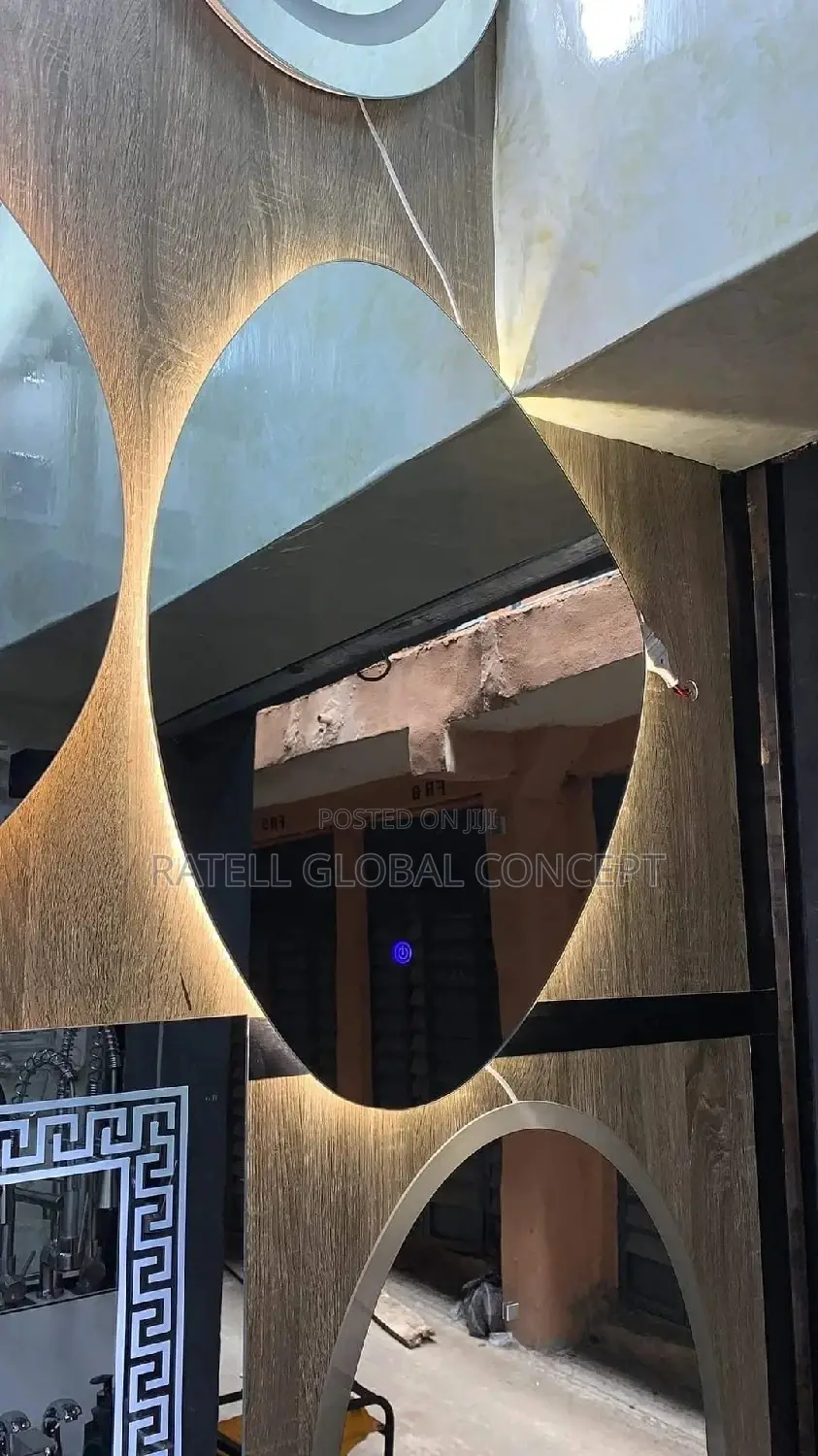 Opal Shape 3 Lights Sensor Mirror