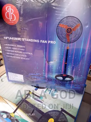 BB 18 Inches AC Standing Fan Powerful Breeze 80w