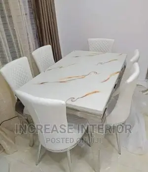 Imported Luxury Marble Dining Sets by 6