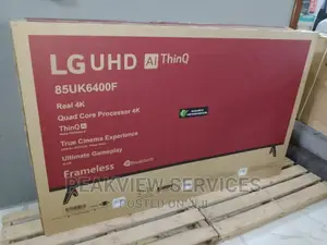 Brand New 85" Smart TV LG 85uk6400f LG Frameless Smart TV