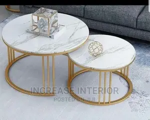 Imported Luxury Marble Center Tables