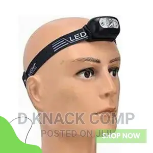 LED Headlamp Adjustable Waterproof USB Motion Sensor