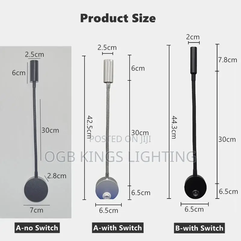 Led Bedroom Bedside Wall Light