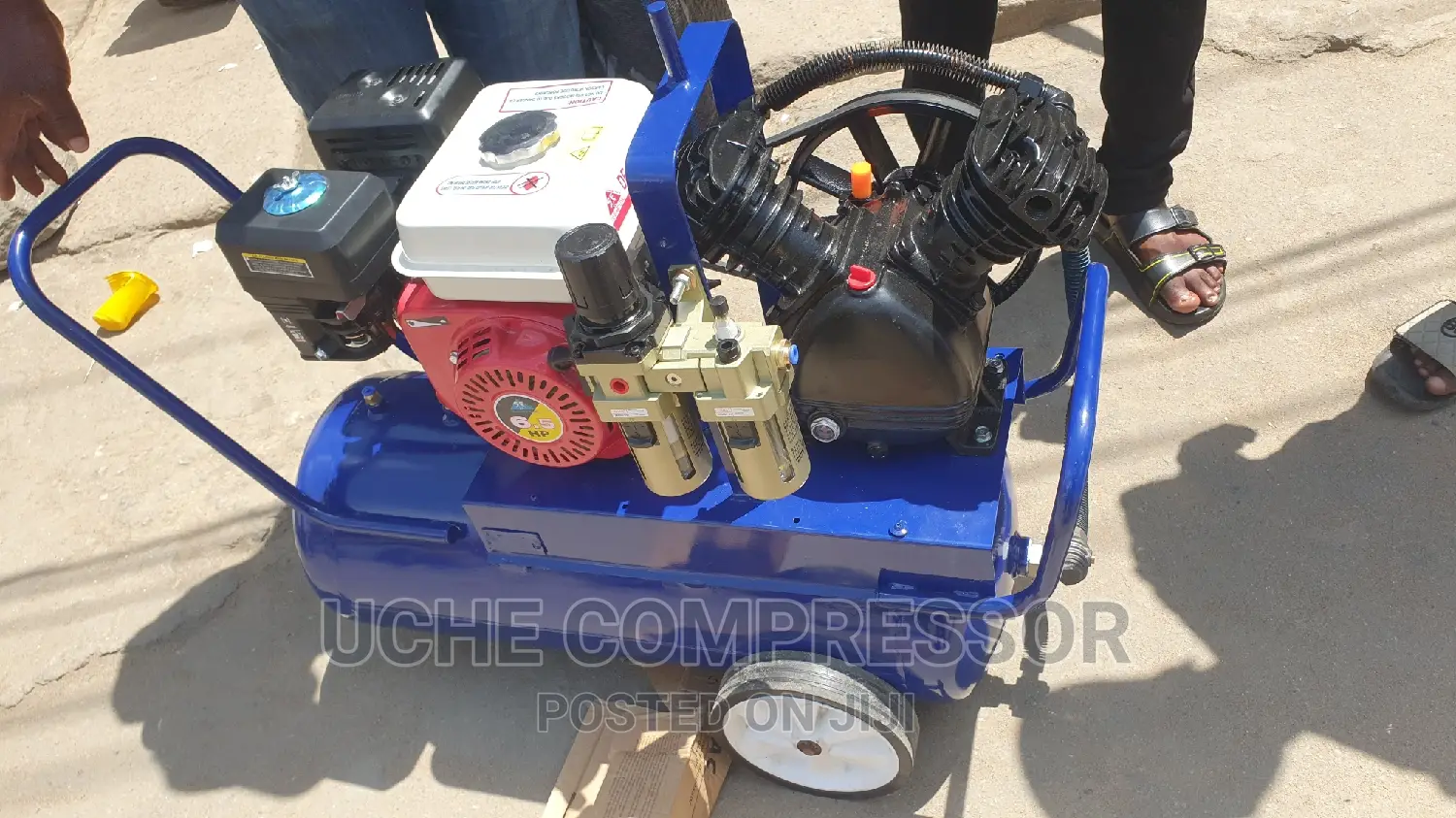 Air Compressor With Engine