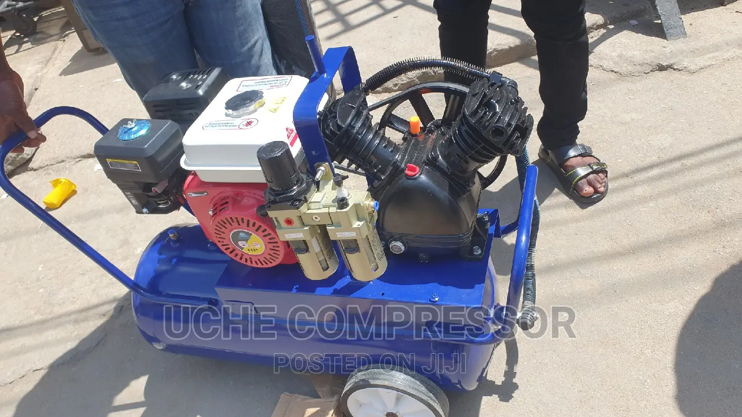 Air Compressor With Engine