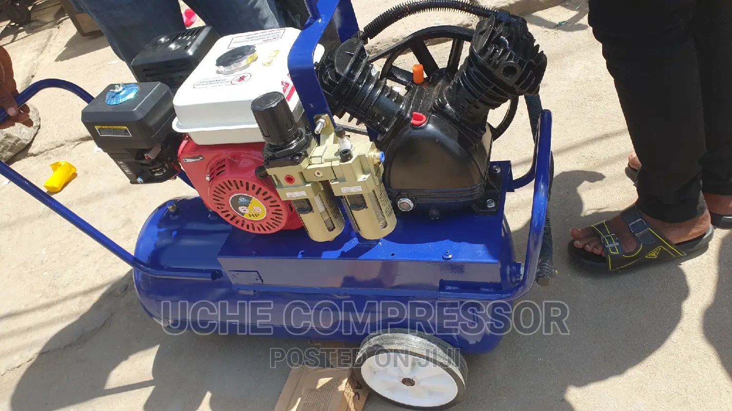 Air Compressor With Engine