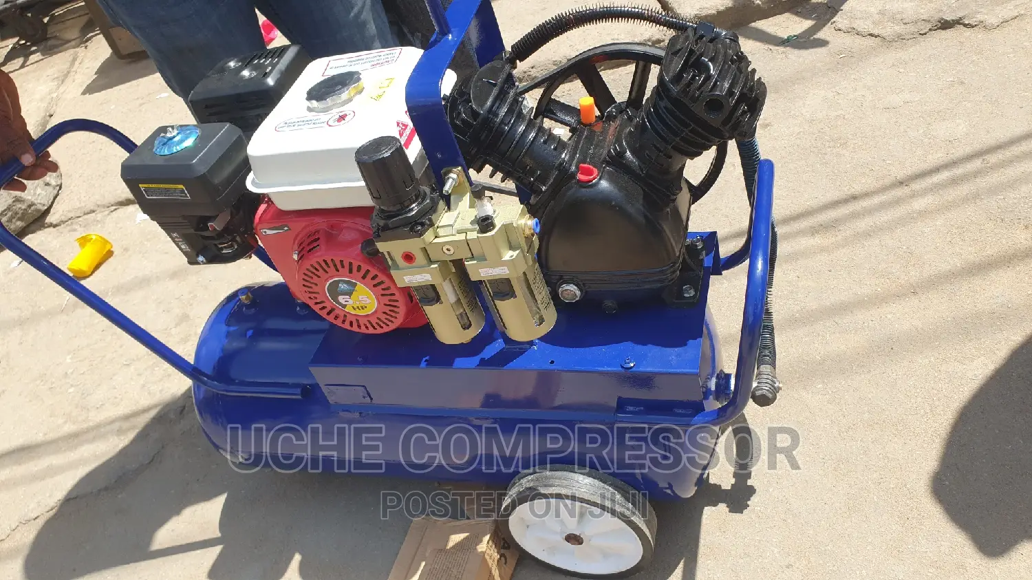 Air Compressor With Engine