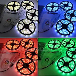 5050 RGB LED Strip Waterproof 5m 10m DC 12v 24V RGB Light
