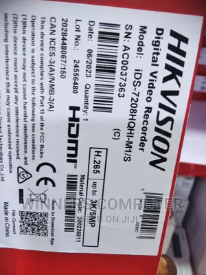 Hikvision 8ch DVR Upto 5mp
