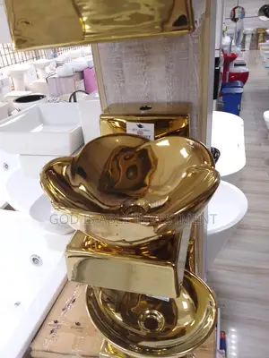 Wall Hung Dinning Basin (Gold)