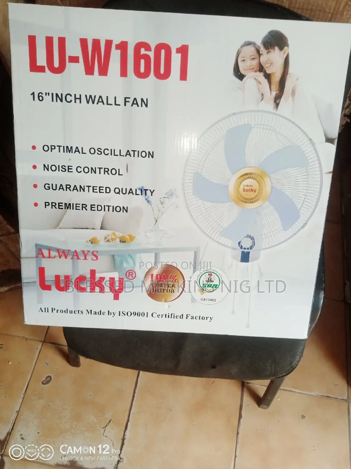 Lucky Wall Fan