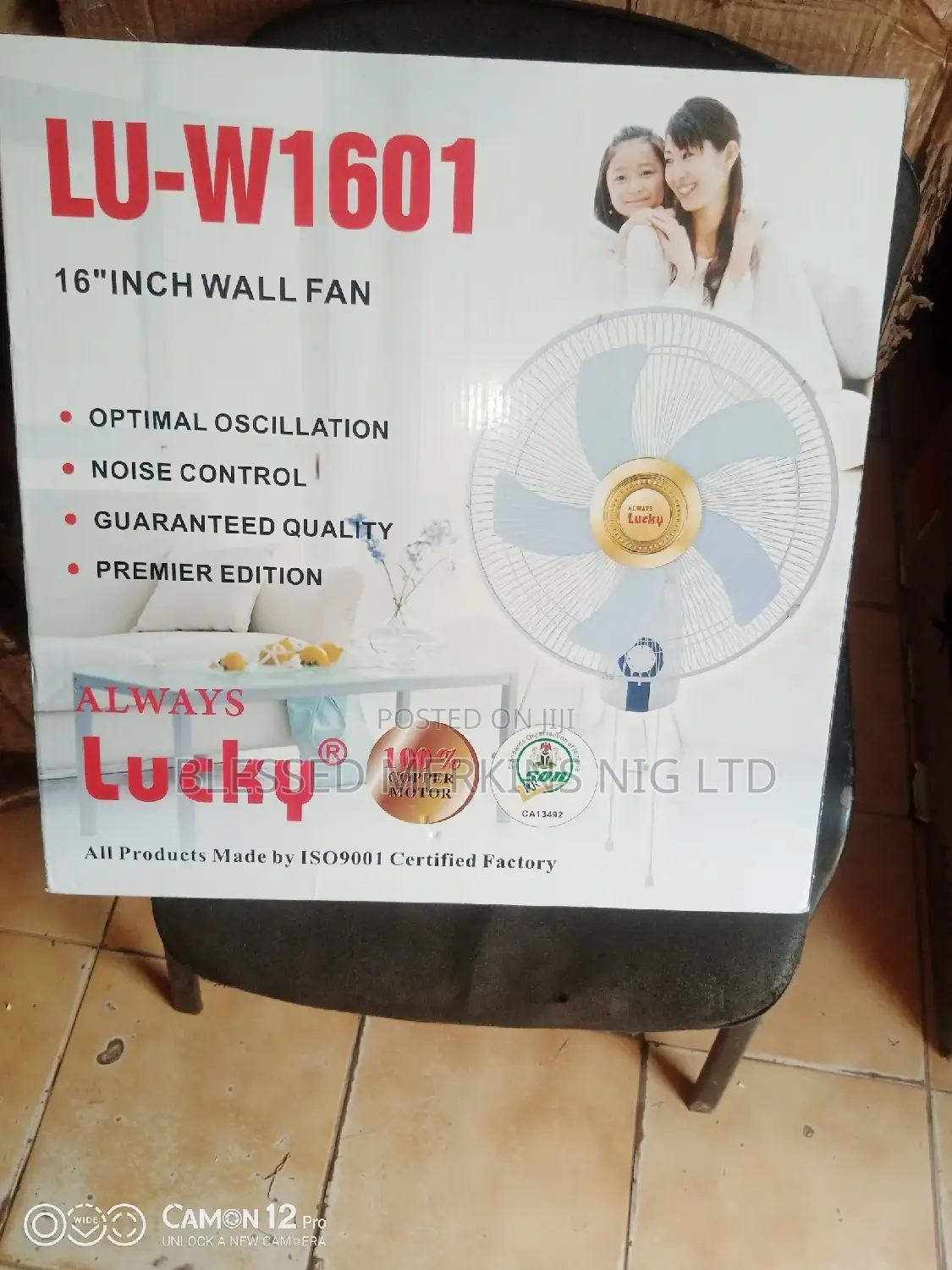 Lucky Wall Fan