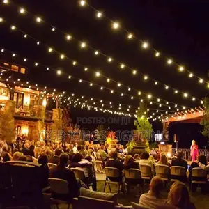20m 40bulb Patio String Light Garland Lights