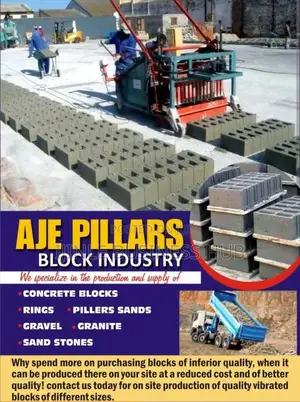 On-Site Moulding of Concrete Blocks