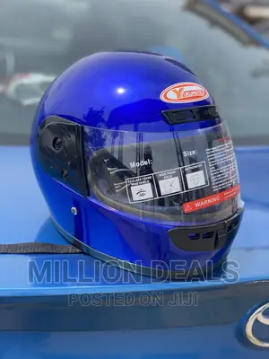 Stylish Polished Biker Luxury Helmet Blue