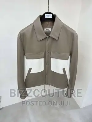 Original Hermes Leather Jacket Available in Store