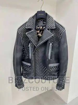 Original Dolce Gabbana Leather Jackets Available in Store