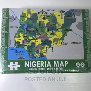 Nigeria Map Puzzle 100 Pieces