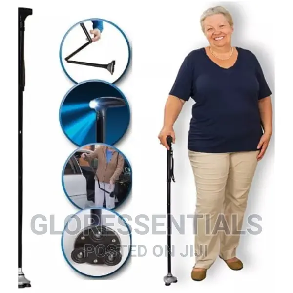 Foldable Walking Stick With Led Light