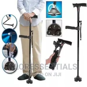 Foldable Walking Stick With Led Light