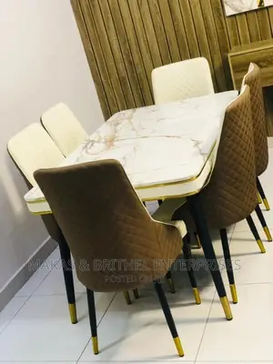 Quality Imported Marble Dinning Set of Six