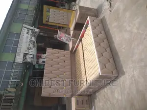 Quality 6by6 Complete Set of Upholstery Padded Bed