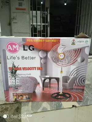 Original LG Standing Fan 90% Energy Saving for Prepaid Meter