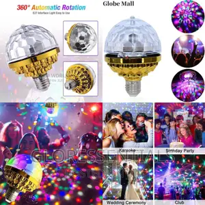 360*Rotating Disco Bulb Light