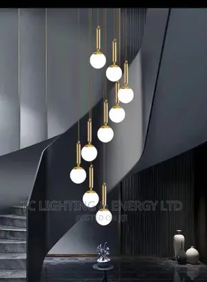 Unique 16 Heads Stair Case Chandelier