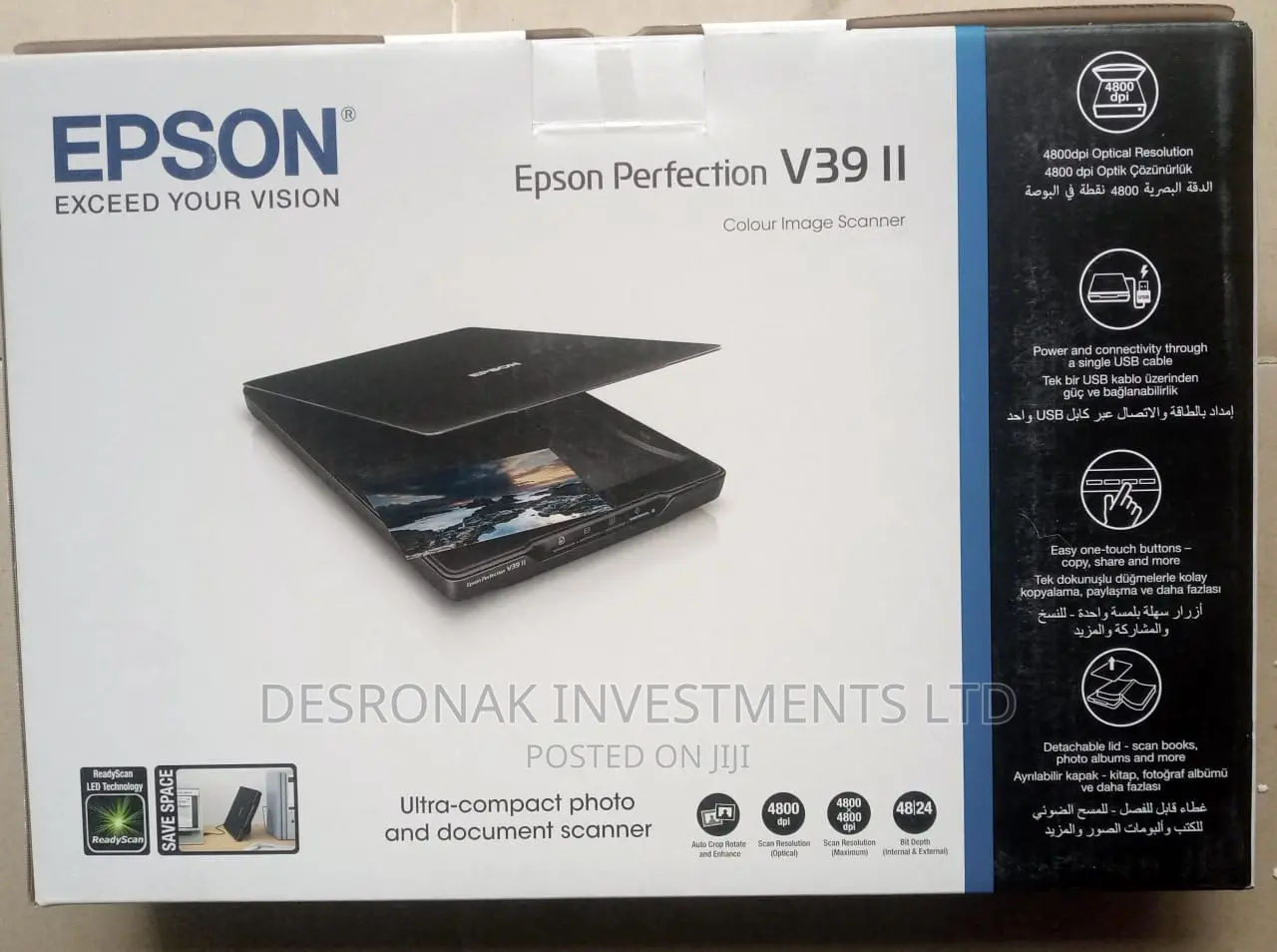 Epson Perfection V3911 Scanner