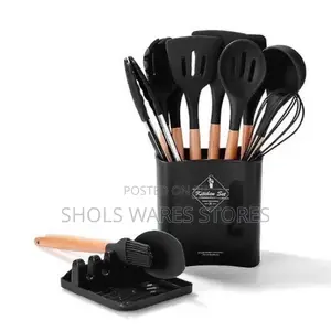 13 PCS Silicon Cutlery Set