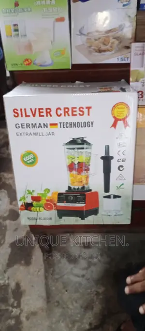 6000 Watts Double Cups Silver Crest Blender