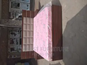 Quality 6by6 Upholstery Bed Frame With Two Bed Sides