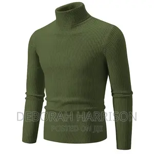 Men Turtle Neck Top