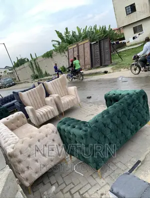 Seven Seater’S Chesterfield Chairs.