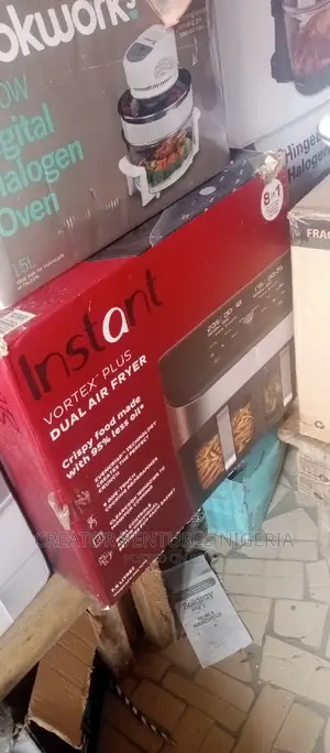 Instant 8 in 1 Dual Air Fryer,95% Less Oil,With Basket,7.6l.