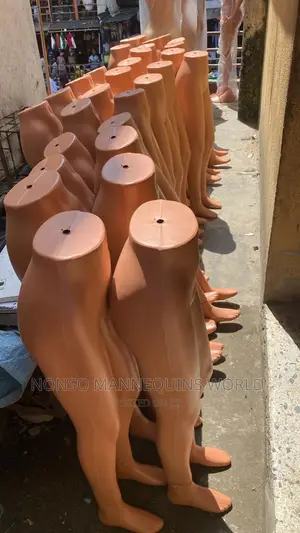 Plastic Female Half Body Waist Mannequin
