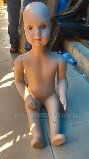 Plastic Sitting Down Unisex Babies Mannequin