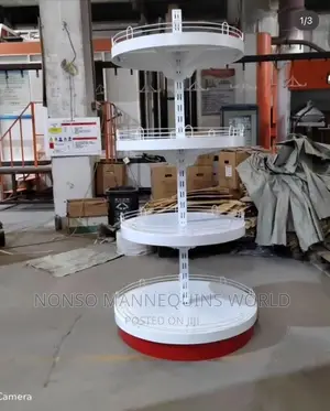 Circular Shelves for Displaying Goods