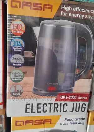 Qasa Double Shells Electric Jug-1500watts
