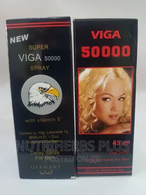 SUPER VIGA (Black)50000 Delay Spray With Vitamin E