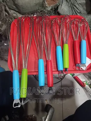 Big Egg Whisk With Integrated Stainless Bottle Opener