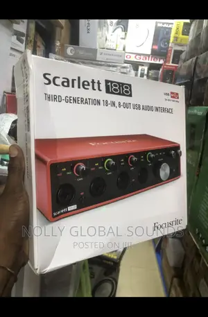 Focusrite Scarlett 18i8 3rdgen Usb Audio Interface.Soundcard